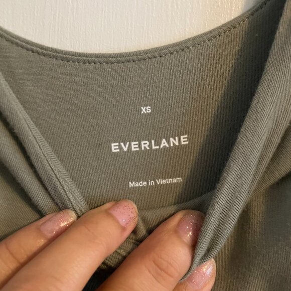 Everlane Sage Green Midi Dress - Picture 9 of 10